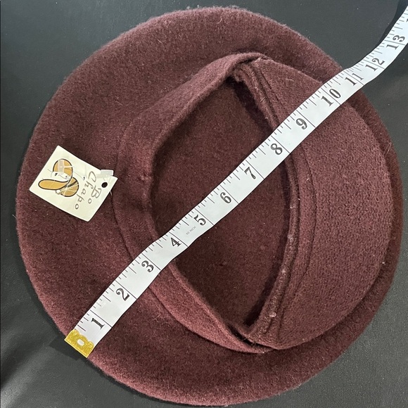 Deadstock NWT Vintage Rich Brown Wool Hat - Picture 6 of 6